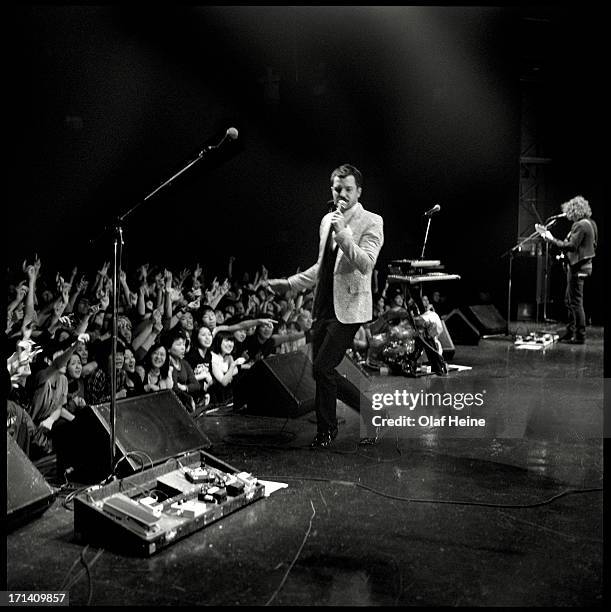 Rock band The Killers are photographed on January 20, 2007 in Kyoto, Japan.