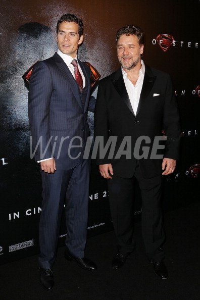 Henry Cavill and Russell Crowe...