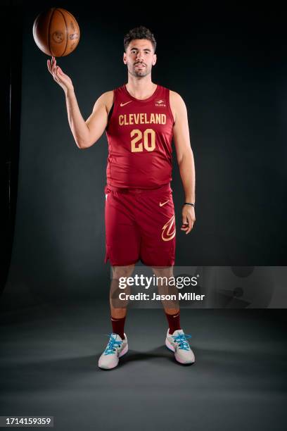 Georges Niang of the Cleveland Cavaliers poses during media day at Rocket Mortgage Fieldhouse on October 02, 2023 in Cleveland, Ohio. NOTE TO USER:...