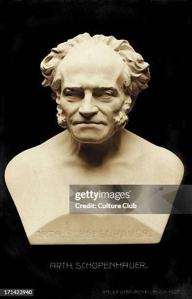 Arthur Schopenhauer, bust. German Philosopher, 1788-1860