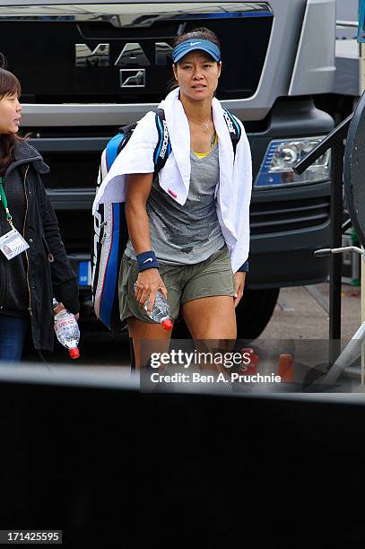 Anne Keothavong sighted at Wimbledon Tennis on June 24, 2013 in London, England.