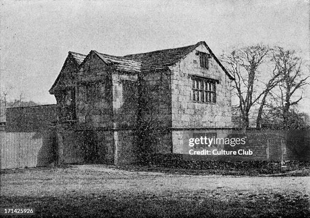 Gatehouse of the Priory Gatehouse of the Priory, Kirklees Park, Yorkshire: A favourite haunt of Charlotte Brontë, British novelist. 1816-1855.