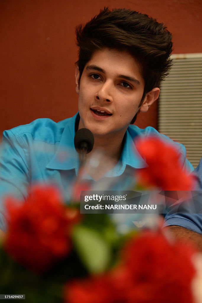 Actor Rohan Mehra Indian actor Rohan Mehra speaks at a press conference in Amritsar on ...