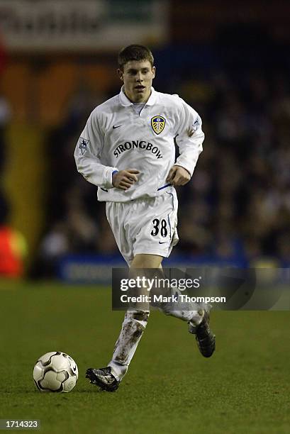 James Milner of Leeds United runs with the ball during the FA Barclaycard Premiership match between Leeds United and Chelsea held on December 28,...