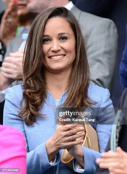 Celebrities Attend Wimbledon 2013 - Day 1, ニュース写真