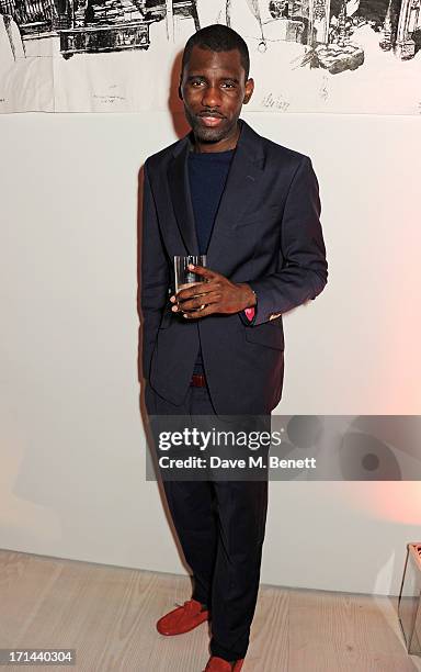 Wretch 32 attends the 'Arts For Life' charity auction hosted by Susan Hayden, Nadja Swarovski and Natalia Vodianova to raise funds for Borne, a...