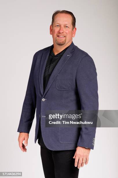 Head coach Nick Nurse of the Philadelphia 76ers poses for a portrait during Philadelphia 76ers media day at 76ers Training Complex on October 02,...