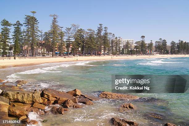manly beach #1 - manly beach stock pictures, royalty-free photos & images