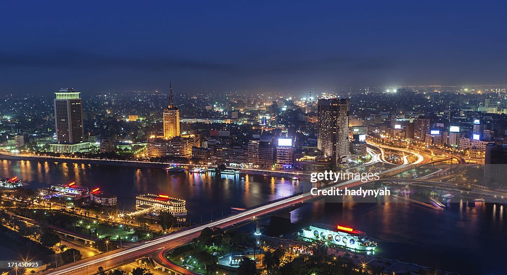 City skyline - Cairo at dusk