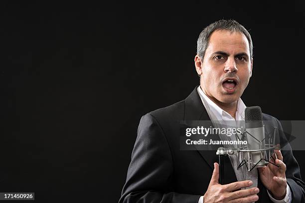 showman - tenor stock pictures, royalty-free photos & images