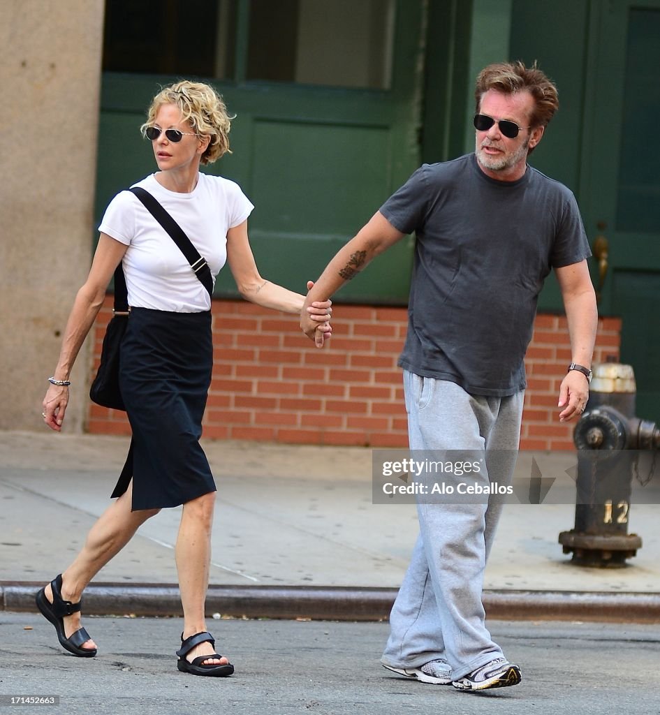 Celebrity Sightings In New York City - June 24, 2013