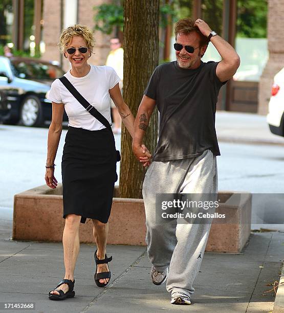 John Cougar Mellencamp And Meg Ryan Photos and Premium High Res