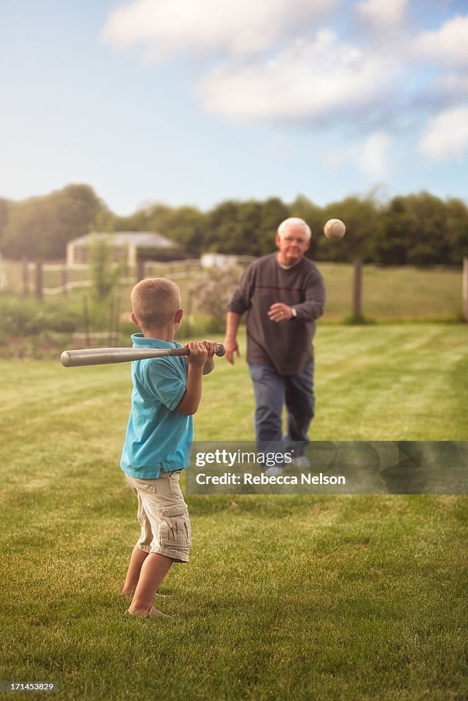 Baseball with Grandpa