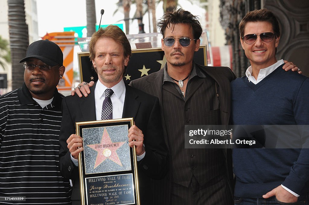 Jerry Bruckheimer Honored On The Hollywood Walk Of Fame