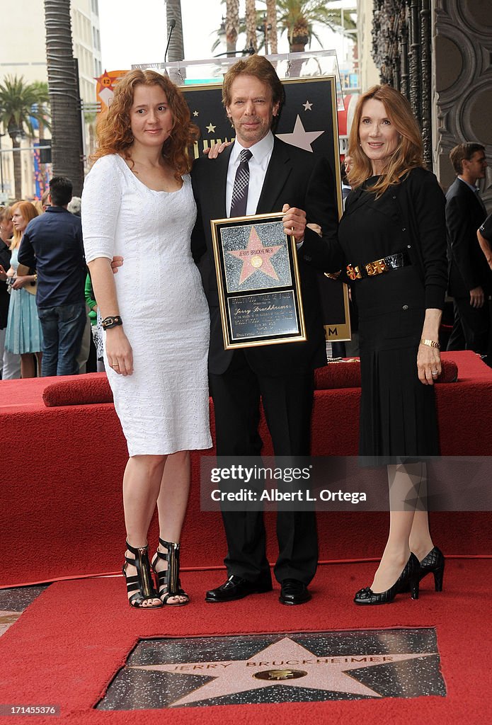 Jerry Bruckheimer Honored On The Hollywood Walk Of Fame