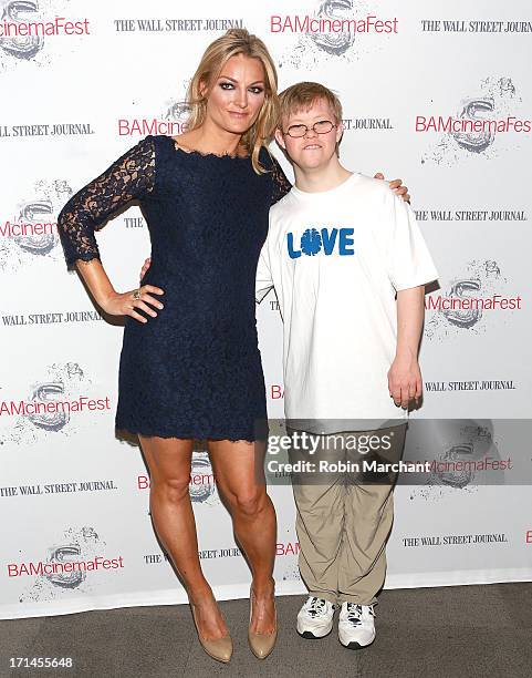 Director Lucy Walker and David Pearce attend BAMcinemaFest New York 2013 Screening Of "The Crash Reel" at BAM Rose Cinemas on June 24, 2013 in New...