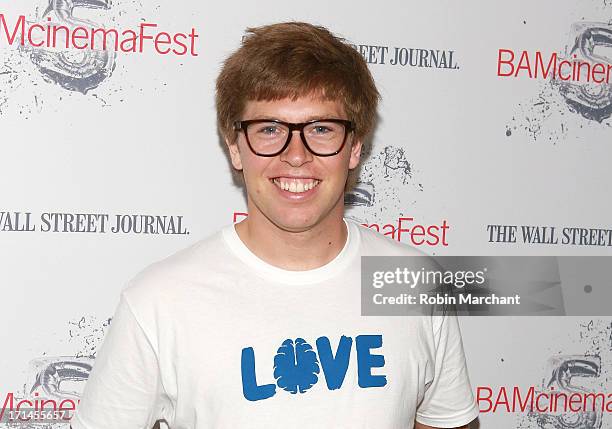 Snowboarder Kevin Pearce attends BAMcinemaFest New York 2013 Screening Of "The Crash Reel" at BAM Rose Cinemas on June 24, 2013 in New York City.