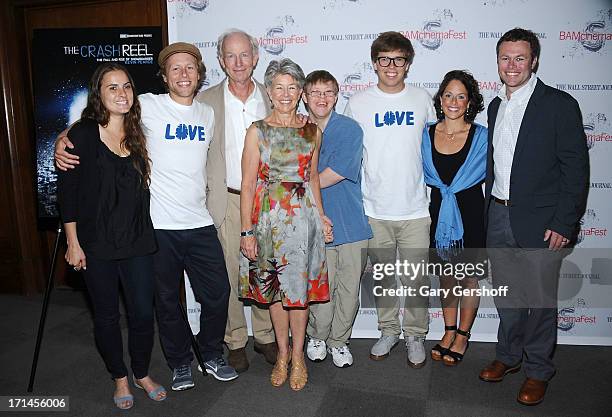 Kyla Donnelly, Adam Pearce, Simon Pearce, Pia Pearce, David Pearce, Kevin Pearce, Christy Pearce and Andrew Pearce attend BAMcinemaFest New York 2013...