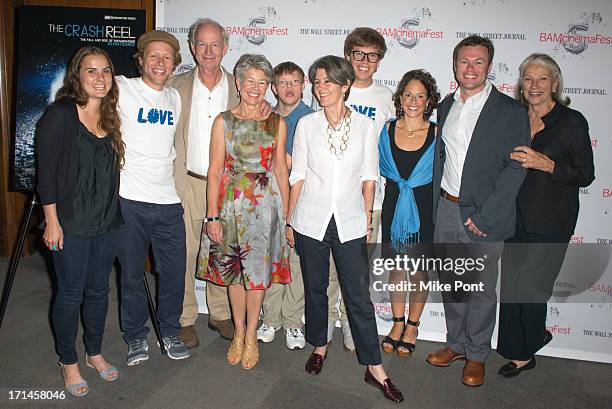 Kyla Donnelly, Adam Pearce, Simon Pearce, Pia Pearce, David Pearce, Peggy Vance, Kevin Pearce, Christy Pearce, Andrew Pearce, and Katie Kane attend...