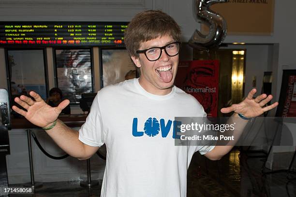 Snowboarder Kevin Pearce attends BAMcinemaFest New York 2013 Screening Of "The Crash Reel" at Peter Jay Sharp Theater on June 24, 2013 in the...