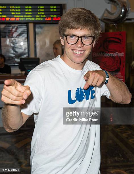 Snowboarder Kevin Pearce attends BAMcinemaFest New York 2013 Screening Of "The Crash Reel" at Peter Jay Sharp Theater on June 24, 2013 in the...