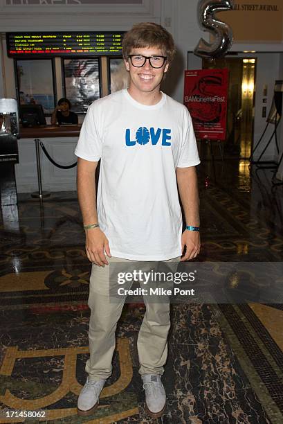 Snowboarder Kevin Pearce attends BAMcinemaFest New York 2013 Screening Of "The Crash Reel" at Peter Jay Sharp Theater on June 24, 2013 in the...