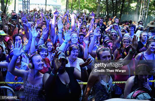 General view of atmosphere at the Firefly Music Festival at The Woodlands of Dover International Speedway on June 23, 2013 in Dover, Delaware.