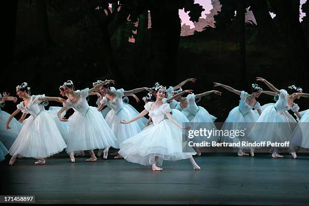 Dancers perform at Gala of AROP at Opera Garnier with representation of 'La Sylphide' on June 24, 2013 in Paris, France.