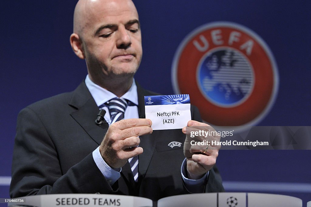 UEFA Champions League and UEFA Europa League - Q1 and Q2 Qualifying Round Draw