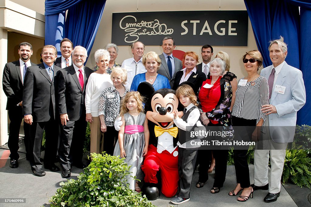 Stage One Rededication Ceremony Hosted By Walt Disney Company CEO Bob Iger Honoring "America's Sweetheart" Annette Funicello