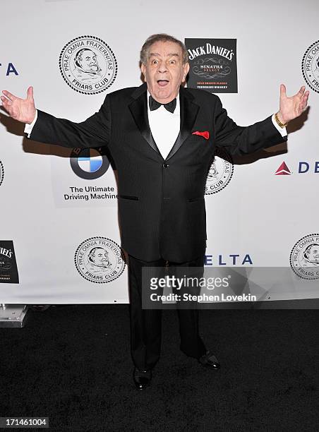 Comedian Freddie Roman attends The Friars Foundation Annual Applause Award Gala honoring Don Rickles at The Waldorf=Astoria on June 24, 2013 in New...
