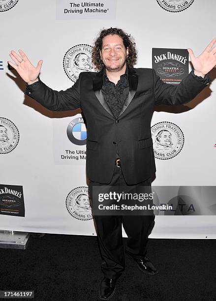 Comedan Jeff Ross attends The Friars Foundation Annual Applause Award Gala honoring Don Rickles at The Waldorf=Astoria on June 24, 2013 in New York...
