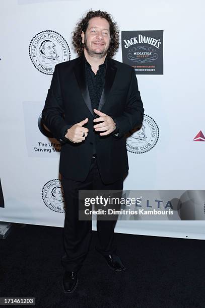 Comedan Jeff Ross attends The Friars Foundation Annual Applause Award Gala honoring Don Rickles at The Waldorf=Astoria on June 24, 2013 in New York...