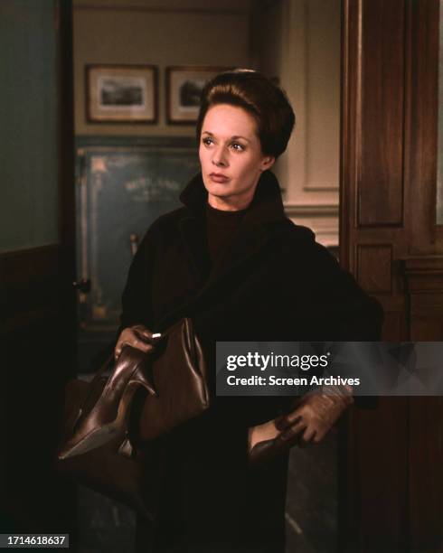 Tippi Hedren in a scene from Alfred Hitchcock's 'Marnie' 1964.