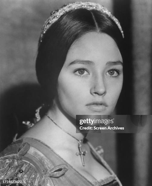 'Romeo and Juliet' 1968 Olivia Hussey portrait .