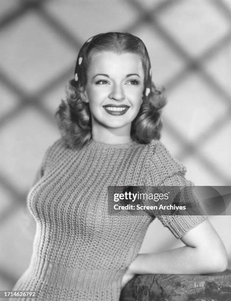 Dale Evans 1940's 'Sweater Girl' studio portrait.