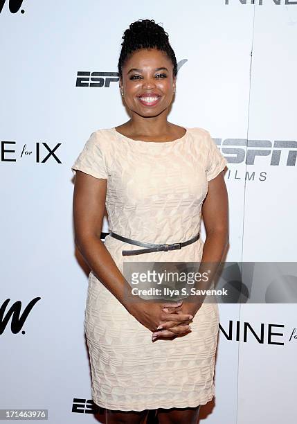 Jemele Hill attends "Venus Vs." and "Coach" New York Special Screenings at Paley Center For Media on June 24, 2013 in New York City.