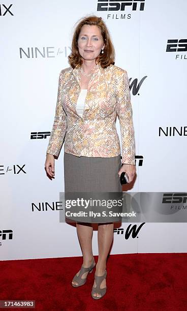 Julie Hermann attends "Venus Vs." and "Coach" New York Special Screenings at Paley Center For Media on June 24, 2013 in New York City.