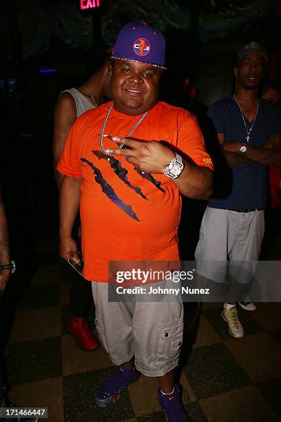 Fred The Godson attends NEFF's Mixtape Release Party at SOB's on June 24, 2013 in New York City.