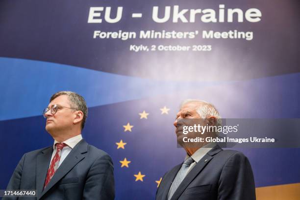 High Representative of the European Union for Foreign Affairs and Security Policy Josep Borrell and Minister of Foreign Affairs of Ukraine Dmytro...