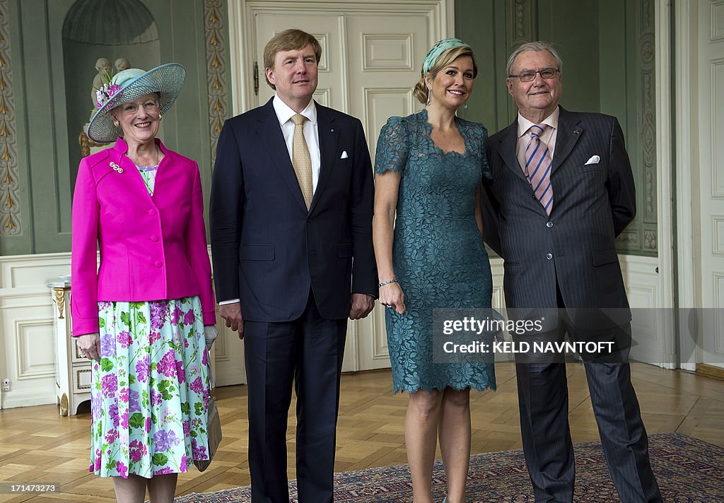 DENMARK-NETHERLANDS-ROYALS