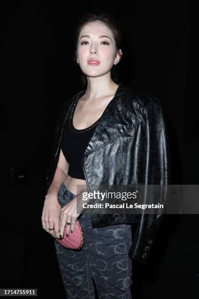 Ann Hsu attends the Chanel Womenswear Spring/Summer 2024 show as part of Paris Fashion Week on October 03, 2023 in Paris, France.