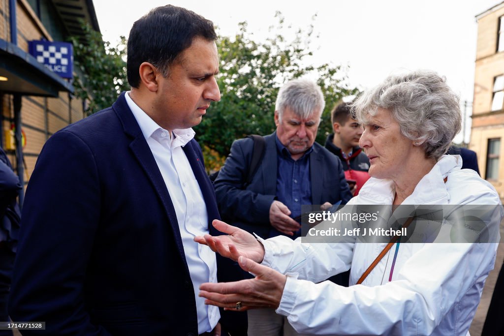 Anas Sarwar Campaigns With Labour By-Election Candidate Michael Shanks