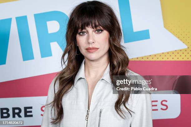 Spanish actress Blanca Suárez attends the 'Me He Hecho Viral' photocall at Urso Hotel on October 03, 2023 in Madrid, Spain.