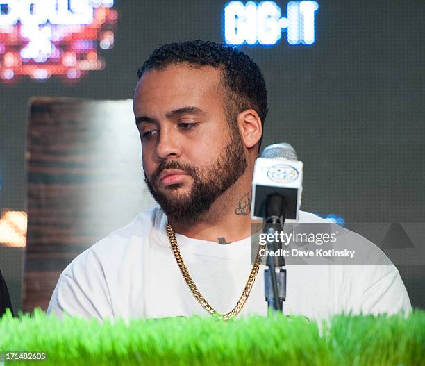 Bodega Bamz attends the Rock The Bells 2013 press conference and launch party at Highline Ballroom on June 24, 2013 in New York City.