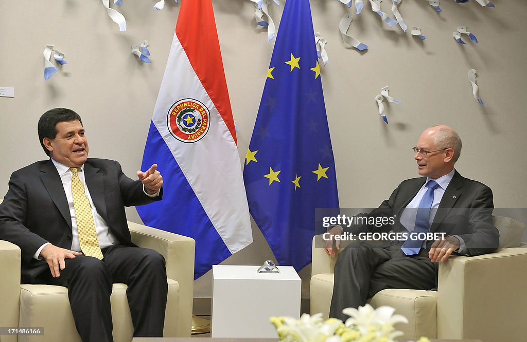 BELGIUM-EU-PARAGUAY-DIPLOMACY