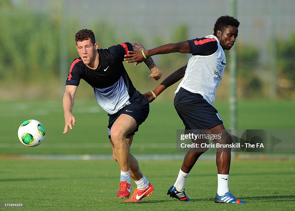 England Training Session - FIFA U-20 World Cup Turkey 2013