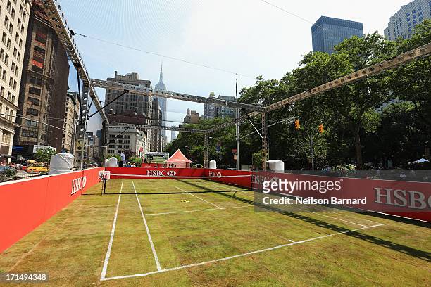 Bank, official banking partner of Wimbledon, is hosting three days of free activities to celebrate at the kickoff event for "HSBC Serves Up the...
