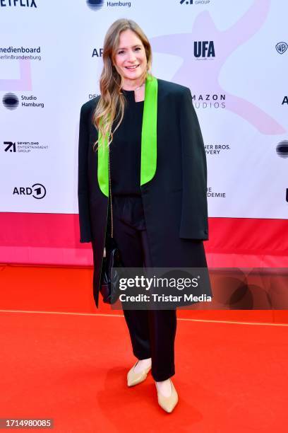 Julia Jentsch attends the First Steps Awards at Theater des Westens on October 8, 2023 in Berlin, Germany. 1