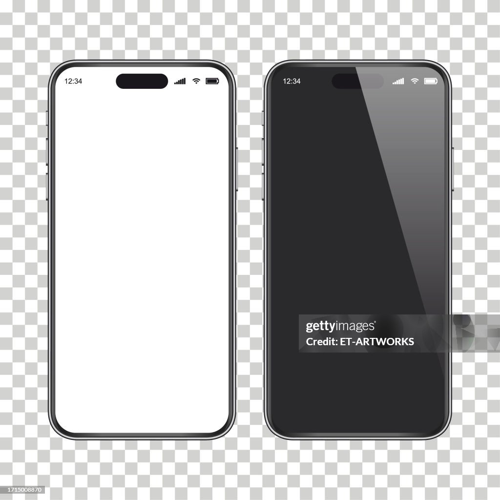 Mobile phone templates similar to iphone mockup